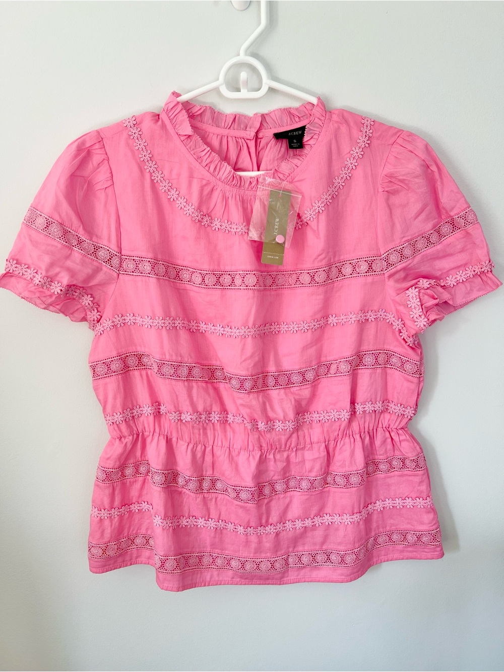 NWT JCrew pink top